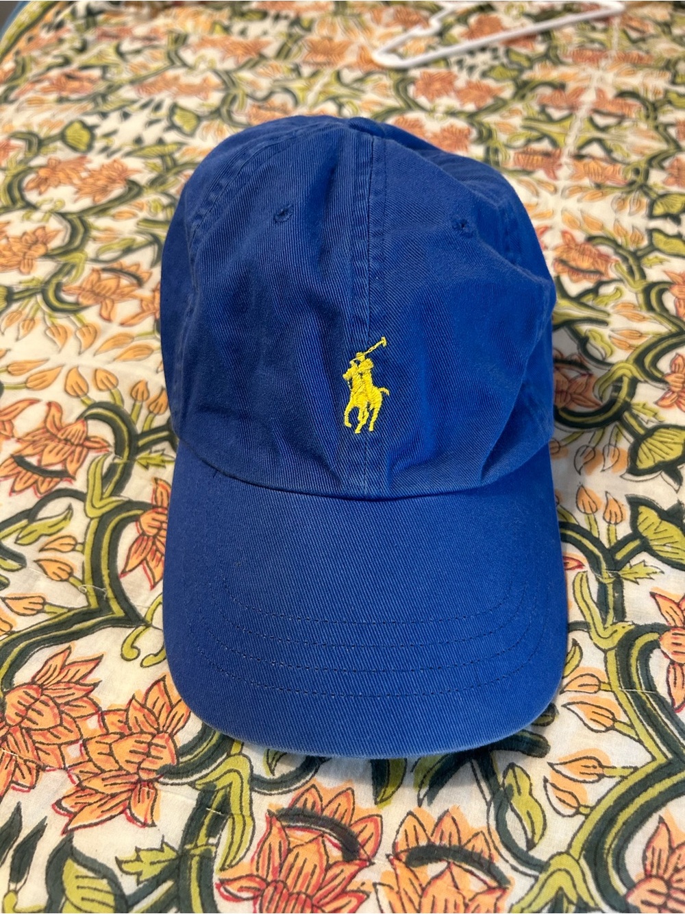 Polo by Ralph Lauren Royal Blue Cap with Yellow Polo Player